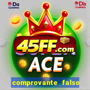 comprovante falso de 50 reais